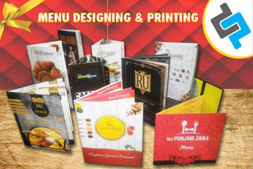 Menu Designing & Printing